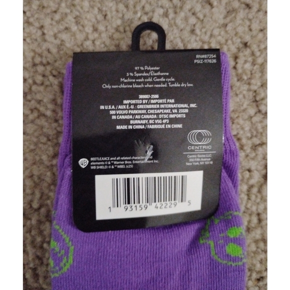 Beetlejuice Crew Socks - Picture 4 of 4